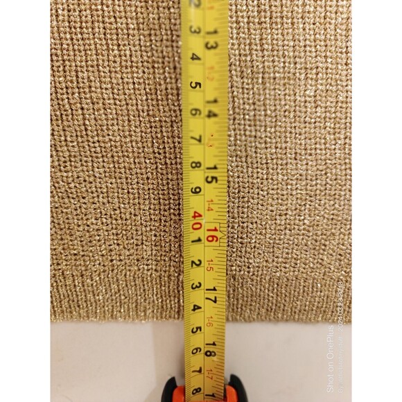 Suzelle Gold Mesh Tank Top  Small - Picture 11 of 16